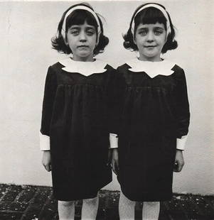Diane Arbus (American, 1923-1971) Print: Diane Arbus (American, 1923-1971) Print. Identical Twins, Roselle, New Jersey, "1967". Printed in Germany, 1972. 9.75 x 10.00 inches. Please be aware that all lots in our auctions are sold "AS IS," in