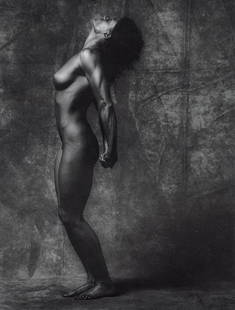 Robert Mapplethorpe (American, 1946-1989) Print: Robert Mapplethorpe (American, 1946-1989) Print. Lisa Lyon, "1981". Printed in 1984, France. 8.00 x 10.60 inches. Please be aware that all lots in our auctions are sold "AS IS," in accordance with the