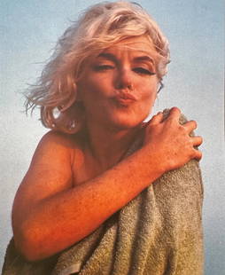 George Barris (American, 1922-2016) Print: George Barris (American, 1922-2016) Print. Marilyn Monroe, Santa Monica Beach, California, "1962" 5.80 x 4.75 inches. Printed in 1973. Please be aware that all lots in our auctions are sold "AS IS," i