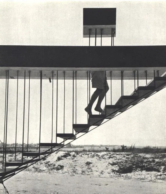 Andre Kertesz (Hungarian-American, 1984-1985) Print: Andre Kertesz (Hungarian-American, 1984-1985) Print. Disappearing Act, New York. Printed in 1972, France. 7.00 x 8.00 inches. Please be aware that all lots in our auctions are sold "AS IS," in accorda