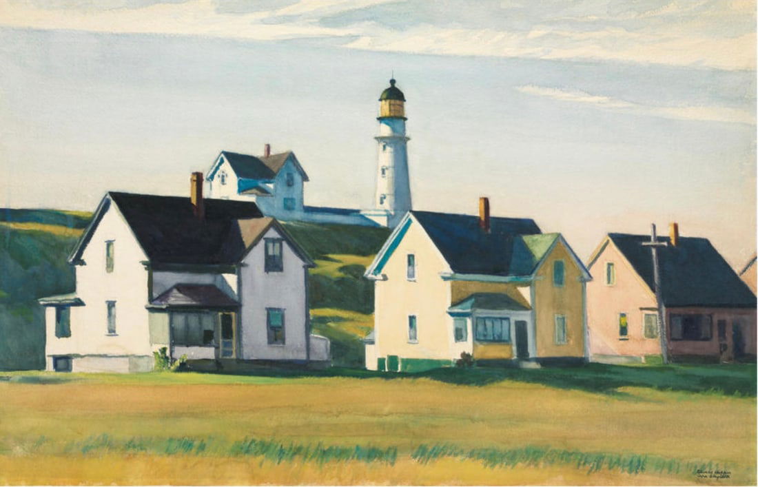 Edward Hopper (American, 1882-1967) Print: Edward Hopper (American, 1882-1967) Print. Cape Elizabeth, "1925". 21.00 x 14.00 inches. Please be aware that all lots in our auctions are sold "AS IS," in accordance with the Terms & Conditions of th