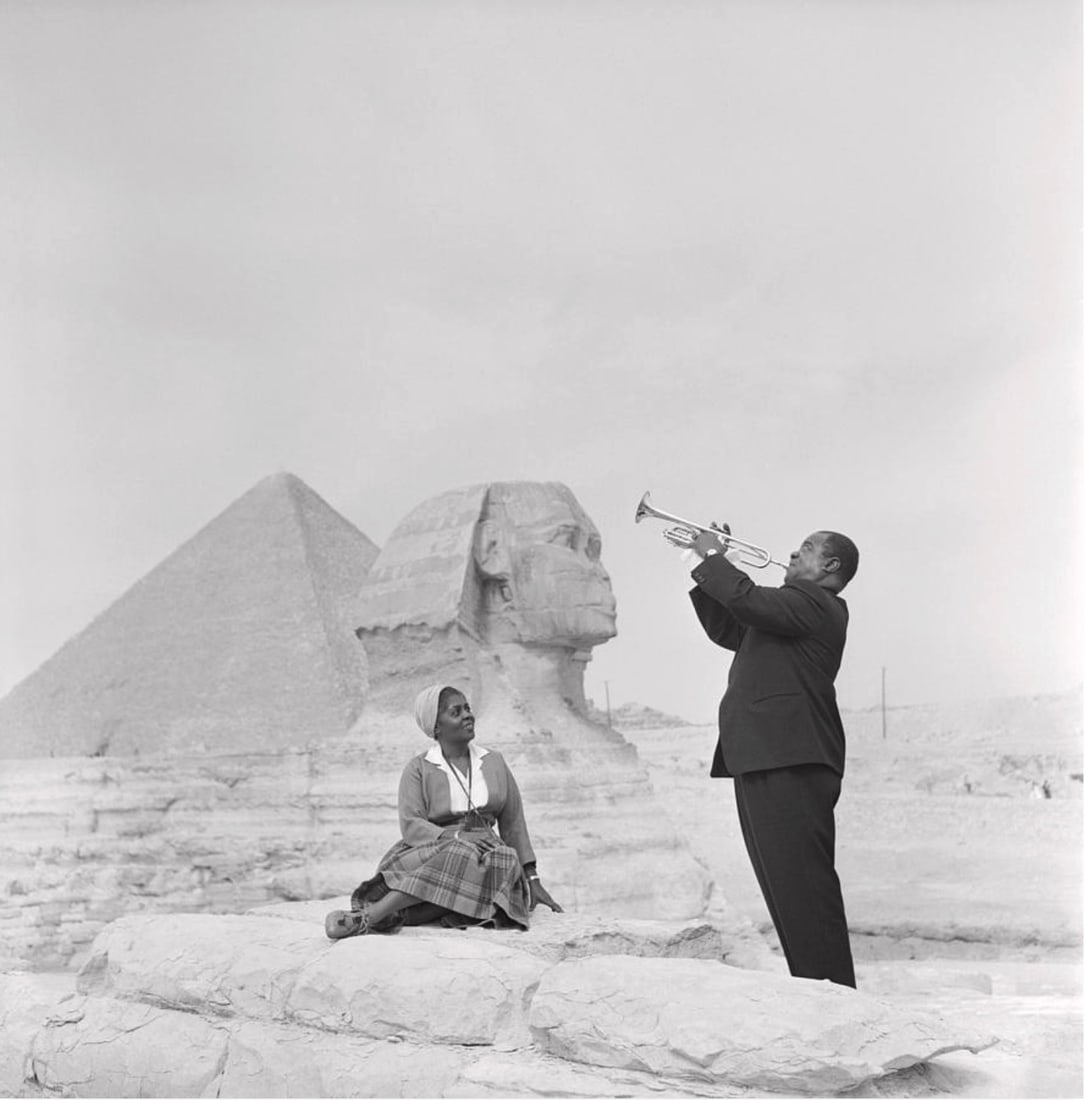 Otto Bettmann (German-American, 1903-1998) Print: Otto Bettmann (German-American, 1903-1998) Print. Louis Armstrong, Egypt. Please be aware that all lots in our auctions are sold "AS IS," in accordance with the Terms & Conditions of the Auction. All 