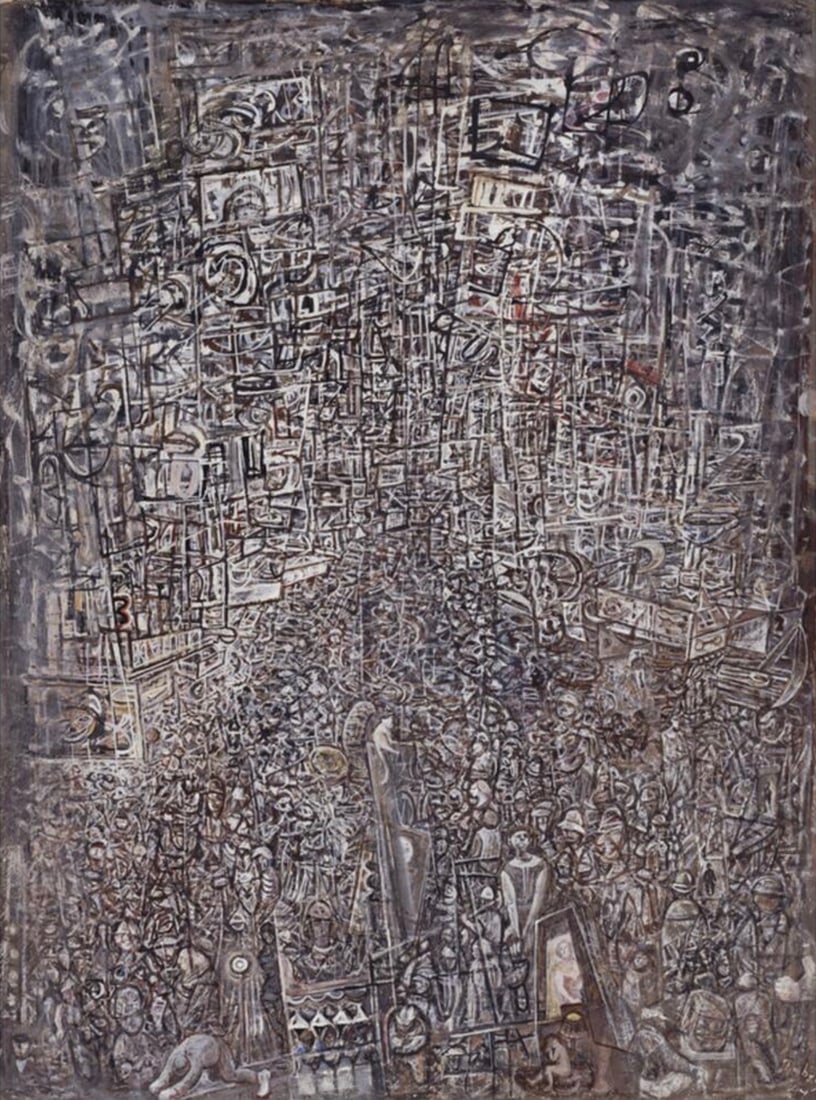 Mark Tobey (American, 1890-1976) Print: Mark Tobey (American, 1890-1976) Print. Electric Night, "1944". 36.50 x 49.00 inches. Please be aware that all lots in our auctions are sold "AS IS," in accordance with the Terms & Conditions of the A