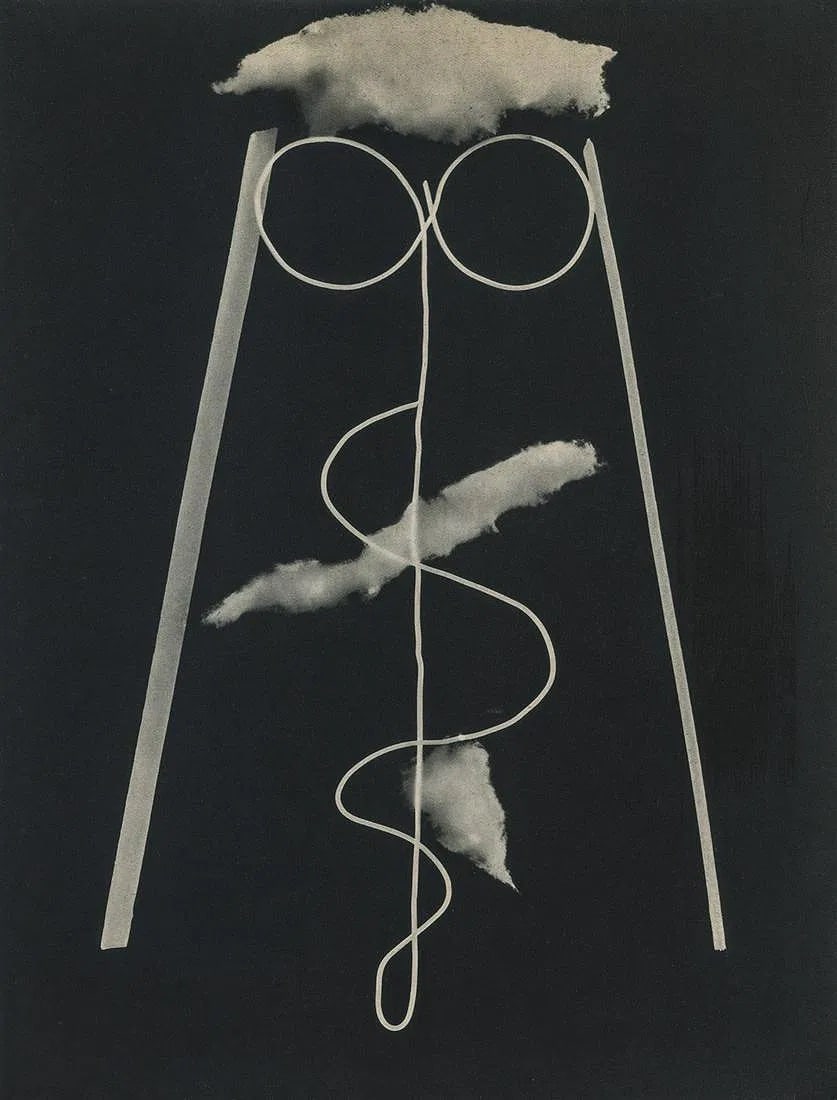 Man Ray (American, 1890-1976) Print: Man Ray (American, 1890-1976) Print. Rayograph. Printed in 1934, France. 8.10 x 10.65 inches. Please be aware that all lots in our auctions are sold "AS IS," in accordance with the Terms & Conditions