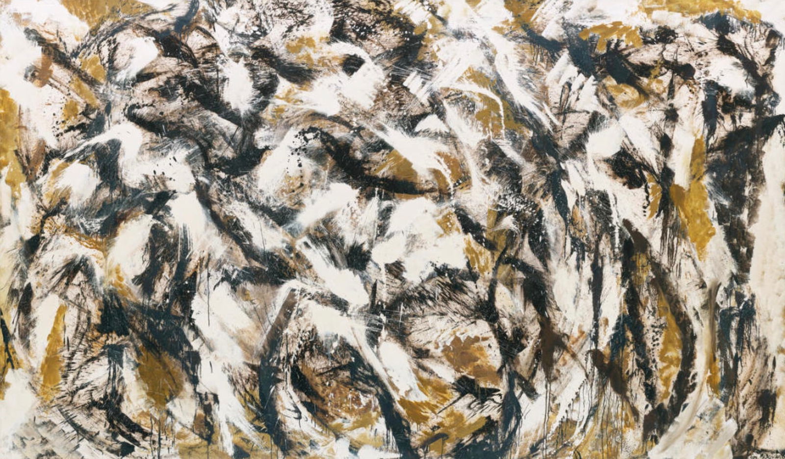 Lee Krasner (American, 1908-1984) Print: Lee Krasner (American, 1908-1984) Print. Polar Stampede, "1960". 37.80 x 22.25 inches. Please be aware that all lots in our auctions are sold "AS IS," in accordance with the Terms & Conditions of the