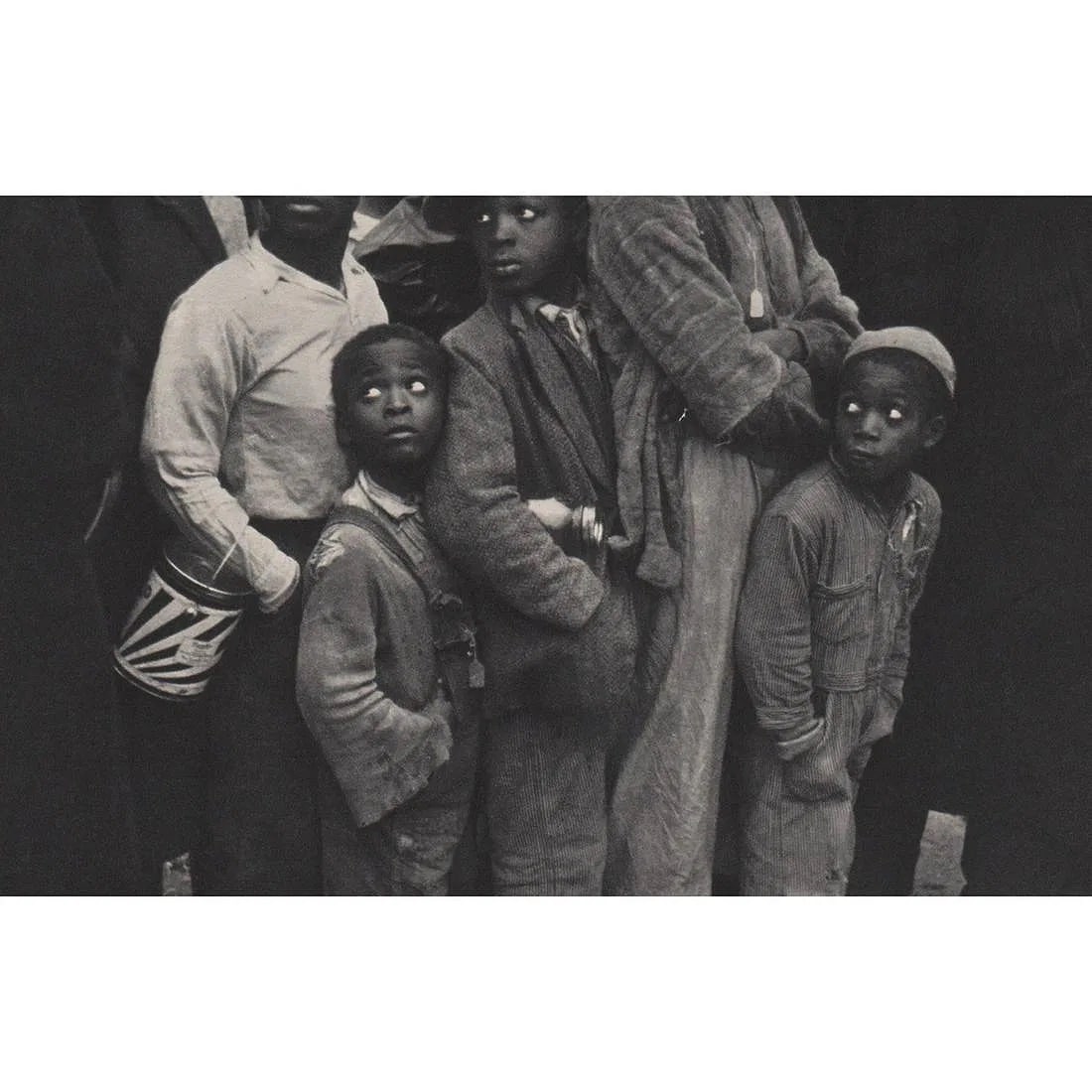 Walker Evans (American, 1903-1975) Print: Walker Evans (American, 1903-1975) Print. Flood Refugees, "1937". Printed in the 1930's. 5.00 x 8.00 inches. Please be aware that all lots in our auctions are sold "AS IS," in accordance with the Term