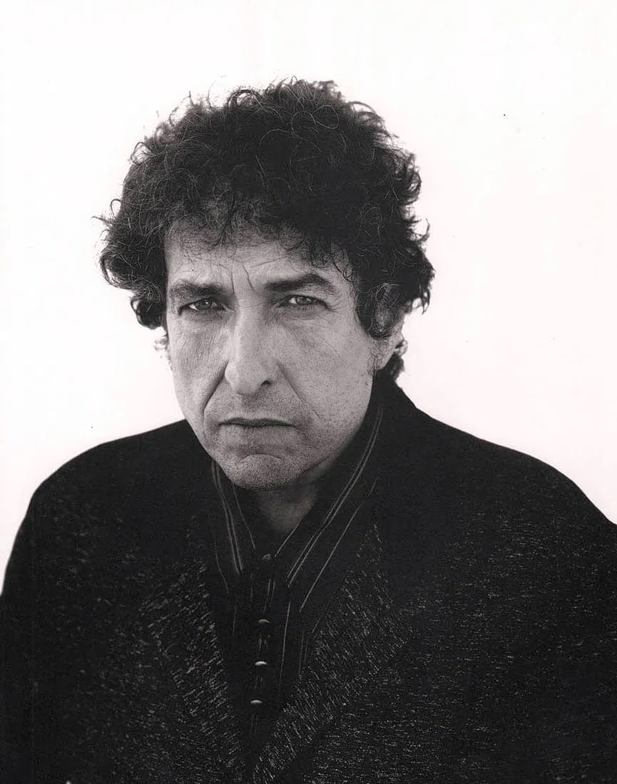 Richard Avedon (American, 1923-2004) Print: Richard Avedon (American, 1923-2004) Print. Bob Dylan, Los Angeles, California, "1997". Printed in 1990s, USA. 12.00 x 9.50 inches. Please be aware that all lots in our auctions are sold "AS IS," in a