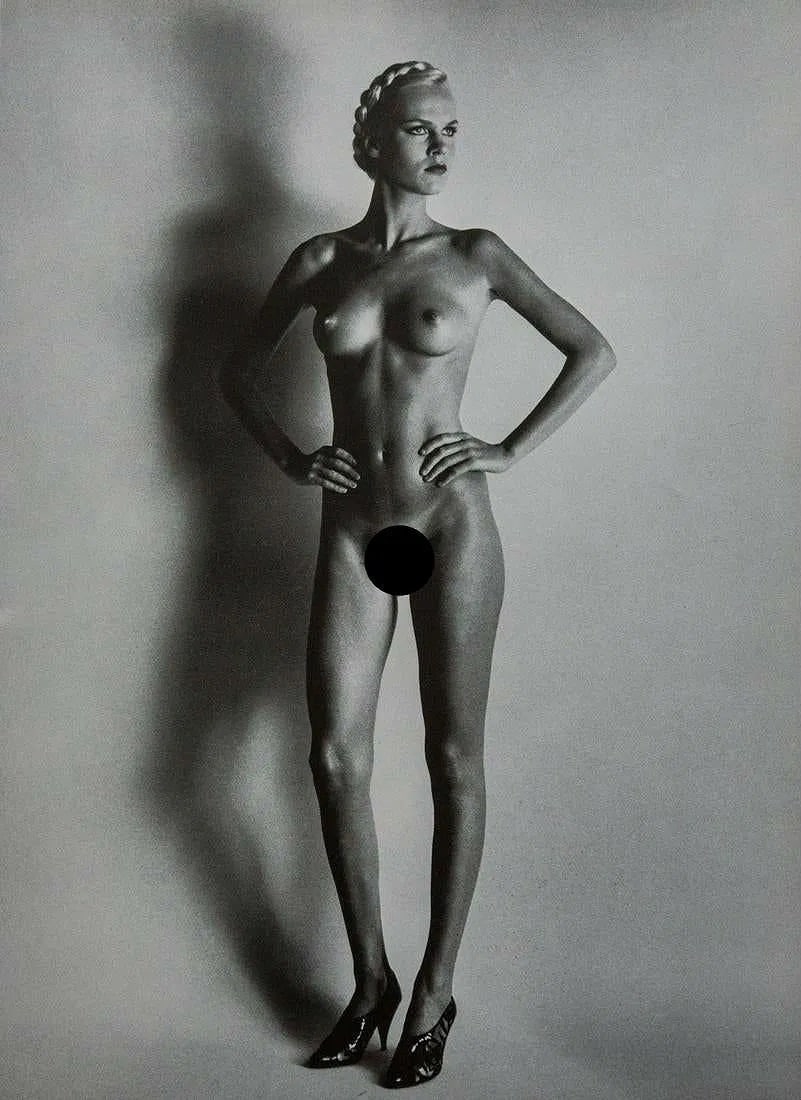 Helmut Newton (German-Australian, 1920-2004) Print: Helmut Newton (German-Australian, 1920-2004) Print. Nude. Printed in 1982, USA. 8.20 x 11.20 inches. Please be aware that all lots in our auctions are sold "AS IS," in accordance with the Terms & Cond