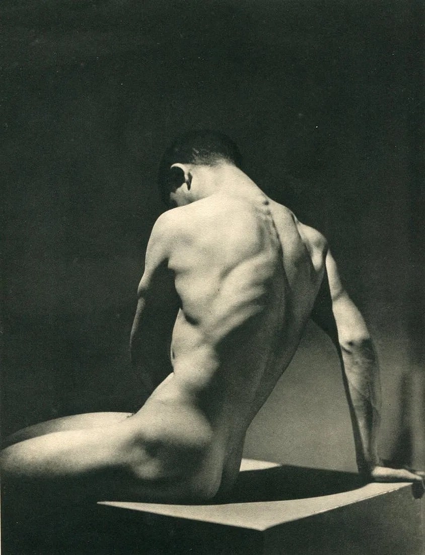 George Hoyningen-Huene (American, 1900-1968) Print: George Hoyningen-Huene (American, 1900-1968) Print. Male Nude. Printed in 1930, France. 7.50 x 9.50 inches. Please be aware that all lots in our auctions are sold "AS IS," in accordance with the Terms