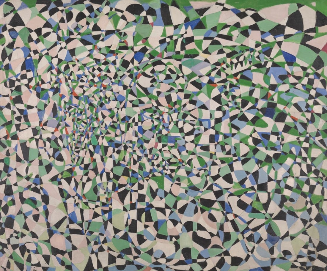 Fahrelnissa Zeid (Turkish, 1901-1991) Print: Fahrelnissa Zeid (Turkish, 1901-1991) Print. Untitled. Please be aware that all lots in our auctions are sold "AS IS," in accordance with the Terms & Conditions of the Auction. All "dates" inside quot