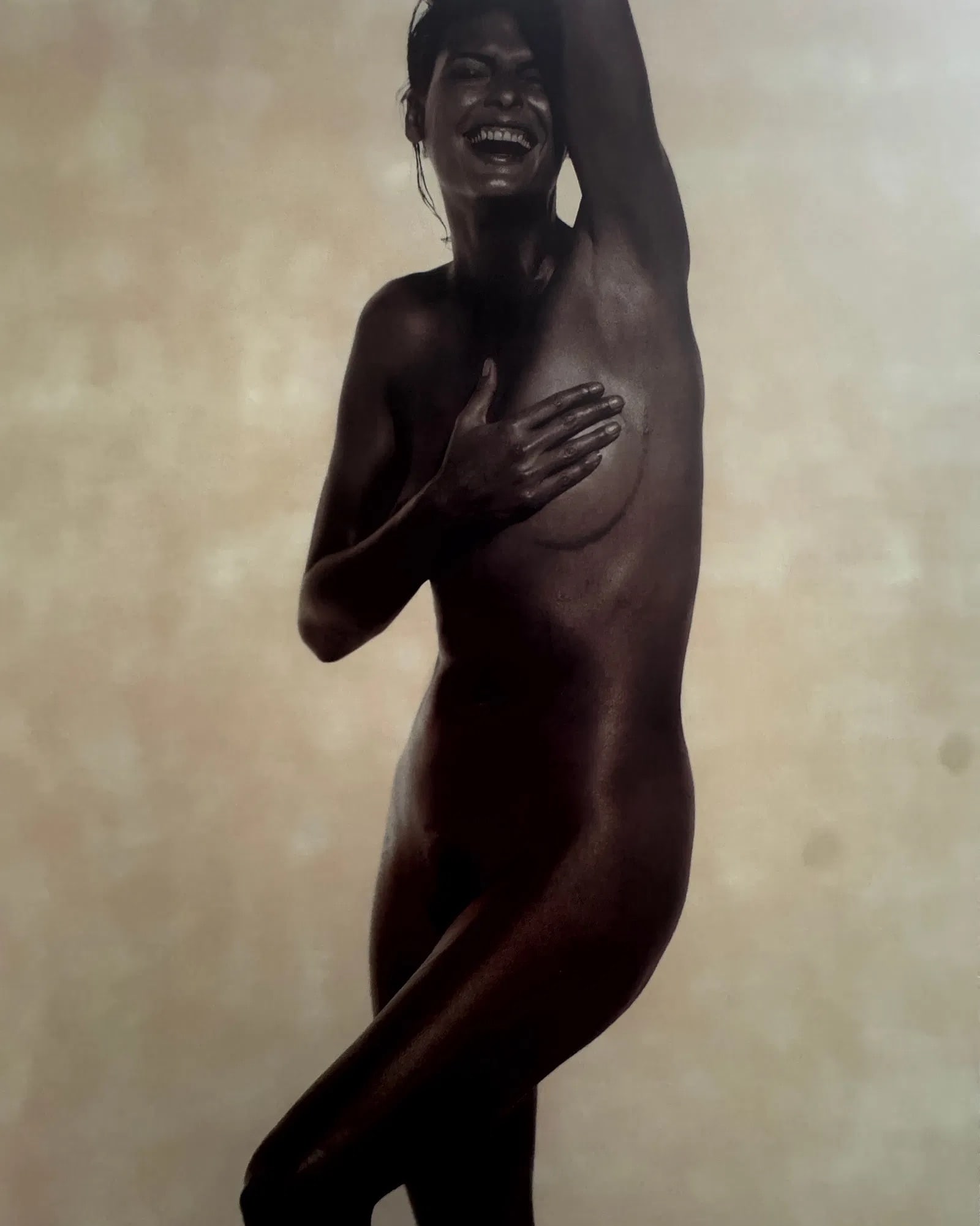 Karl Lagerfeld (German, 1933-2019) Linda Evangelista Print: Karl Lagerfeld (German, 1933-2019) Linda Evangelista Print. Printed in 1997. From an edition of 5000. 14.00 x 11.30 inches. Unsigned and unnumbered. Please be aware that all lots in our auctions are s