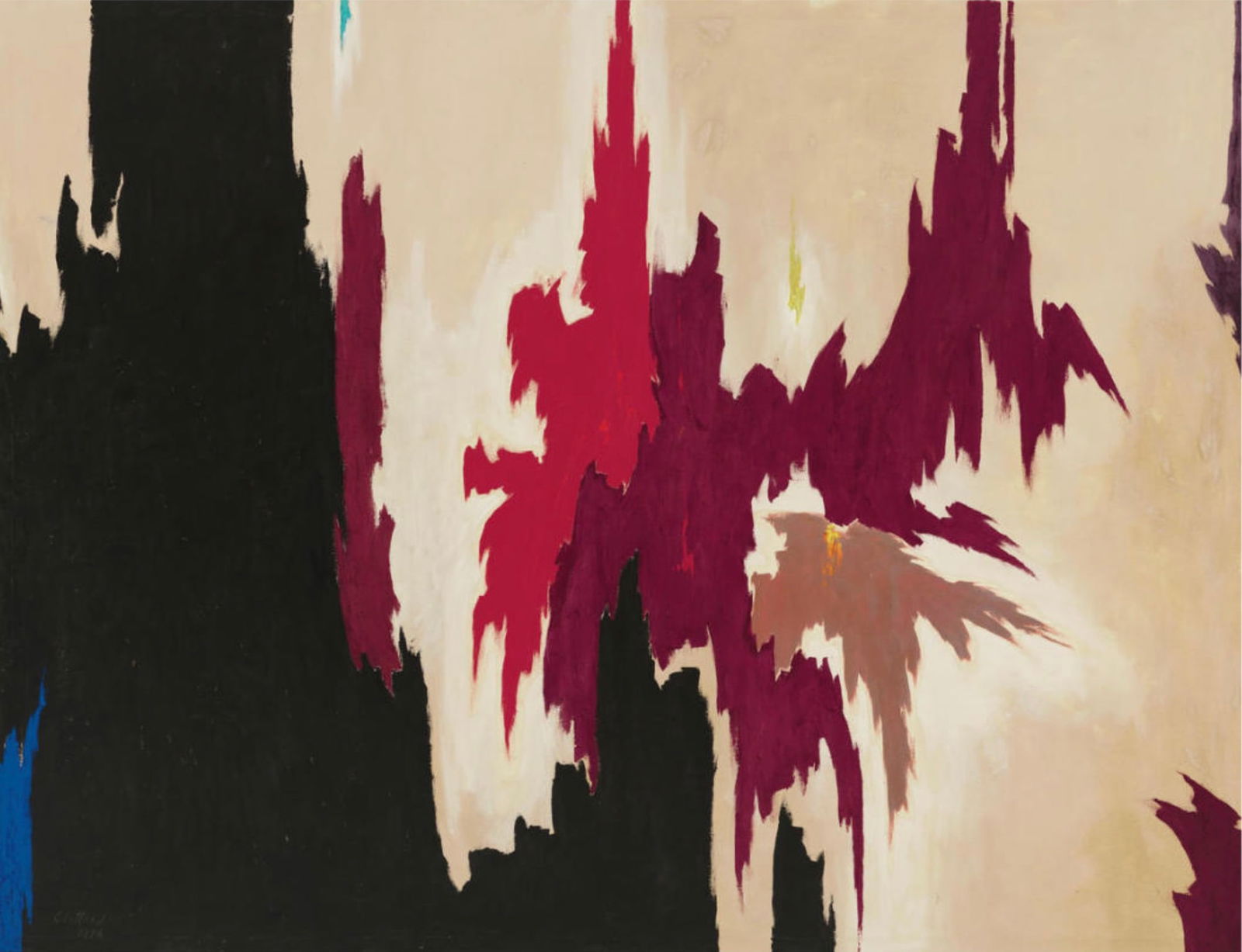 Clyfford Still (American, 1904-1980) Print: Clyfford Still (American, 1904-1980) Print. PH-967, "1956". 39.50 x 30.25 inches. Please be aware that all lots in our auctions are sold "AS IS," in accordance with the Terms & Conditions of the Aucti