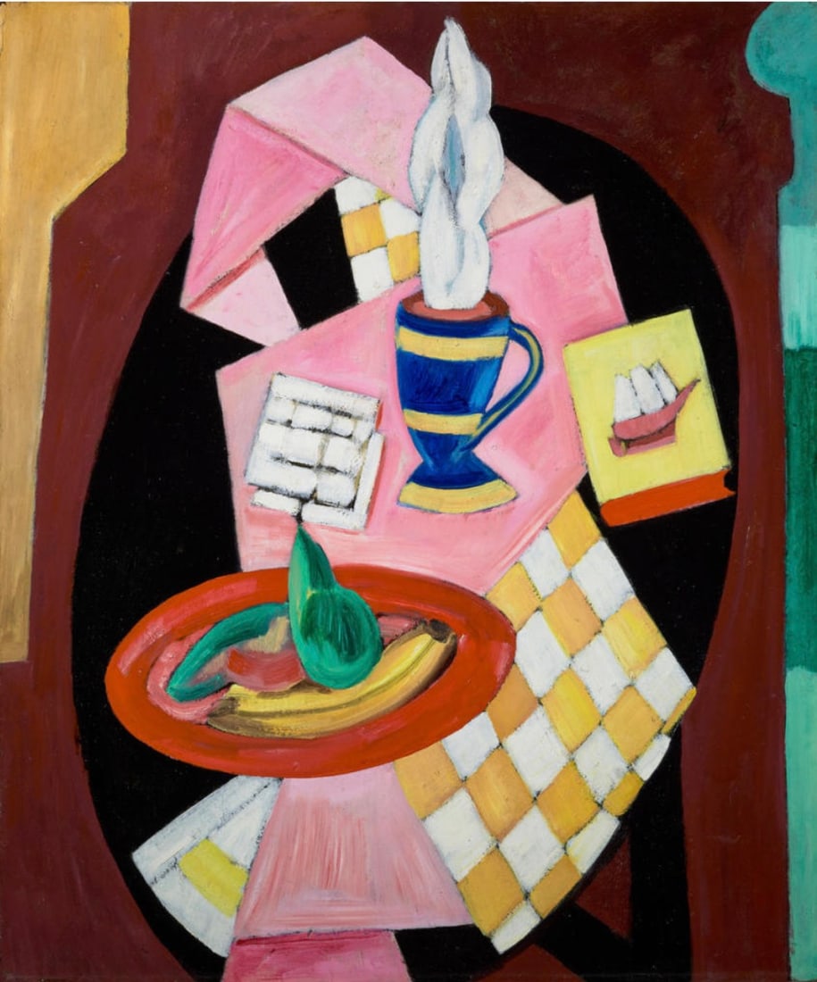 Marsden Hartley (American, 1877-1943) Print: Marsden Hartley (American, 1877-1943) Print. The Bright Breakfast of Minnie, "1915". 25.00 x 28.50 inches. Please be aware that all lots in our auctions are sold "AS IS," in accordance with the Terms