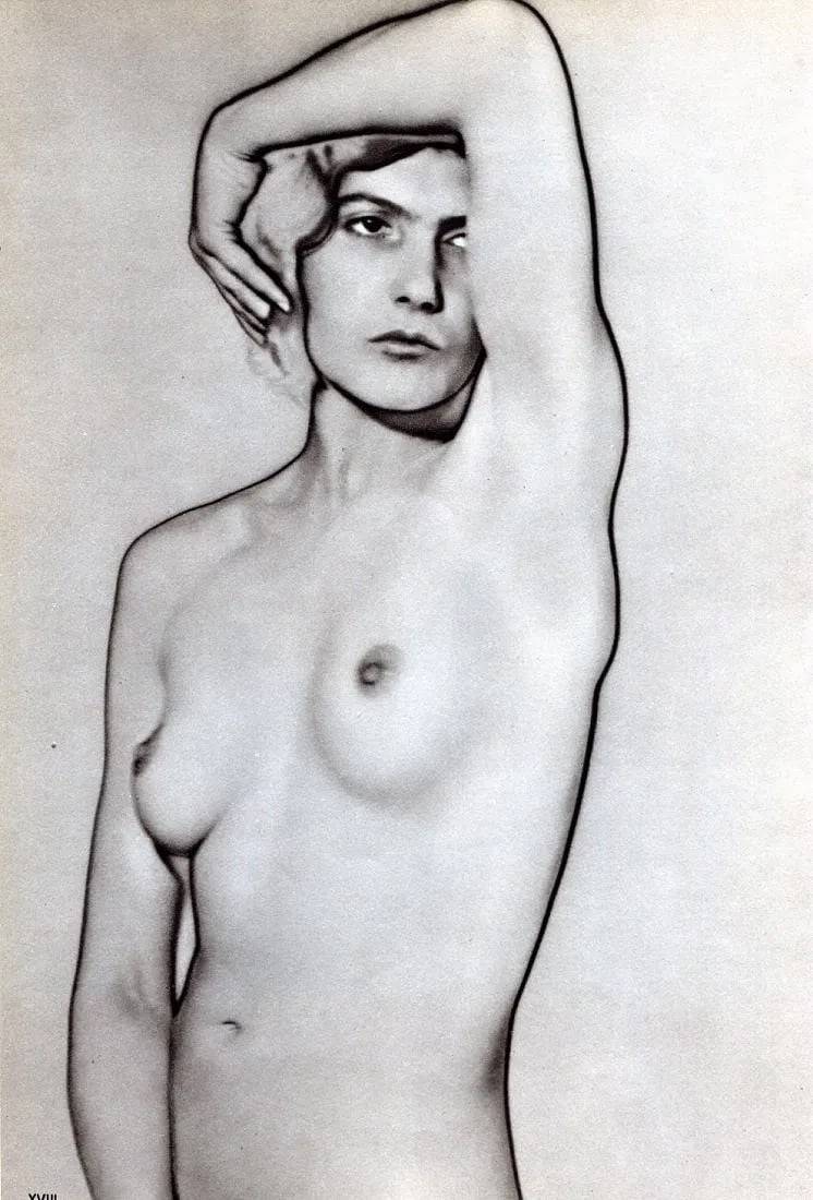 Man Ray (American, 1890-1976) Print: Man Ray (American, 1890-1976) Print. Solarized Nude. Printed in 1937, France. 7.00 x 10.00 inches. Please be aware that all lots in our auctions are sold "AS IS," in accordance with the Terms & Condit