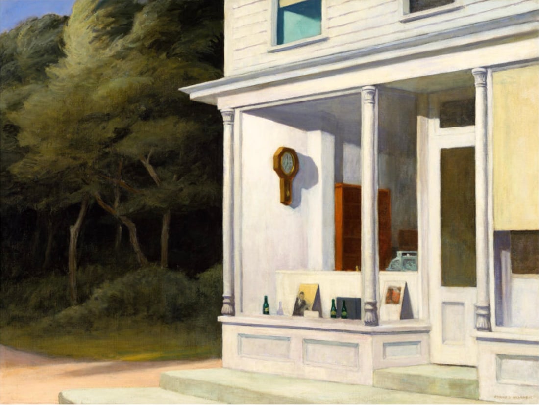 Edward Hopper (American, 1882-1967) Print: Edward Hopper (American, 1882-1967) Print. Seven A.M., "1948". 39.50 x 29.50 inches. Please be aware that all lots in our auctions are sold "AS IS," in accordance with the Terms & Conditions of the Au