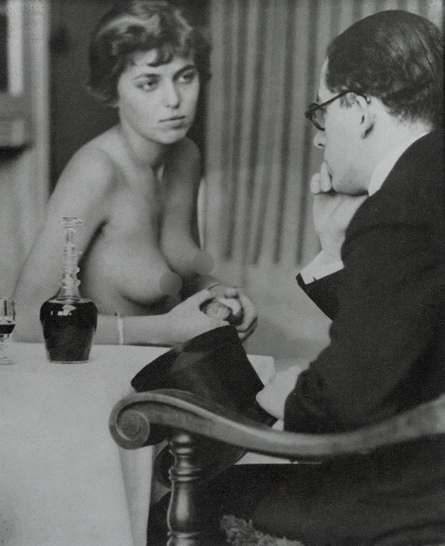 Josef Breitenbach (German-American, 1896-1984) Print: Josef Breitenbach (German-American, 1896-1984) Print. Dr. Riegler and J. Greno, "1933". Printed in 1986, Japan. 6.95 x 8.55 inches. Please be aware that all lots in our auctions are sold "AS IS," in a