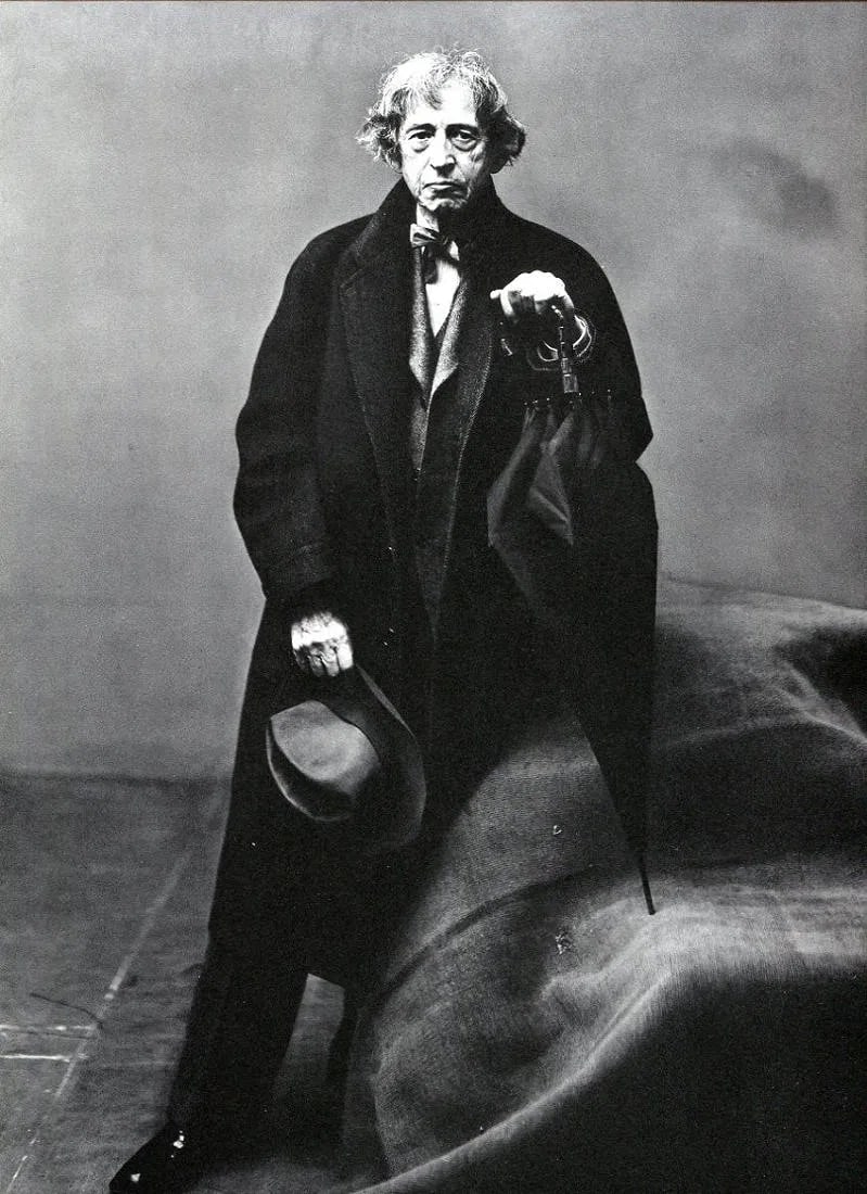 Irving Penn (American, 1917-2009) Print: Irving Penn (American, 1917-2009). John Marin, New York. Copperplate. Printed in 1960, Switzerland. 8.00 x 12.00 inches. Please be aware that all lots in our auctions are sold "AS IS," in accordance w