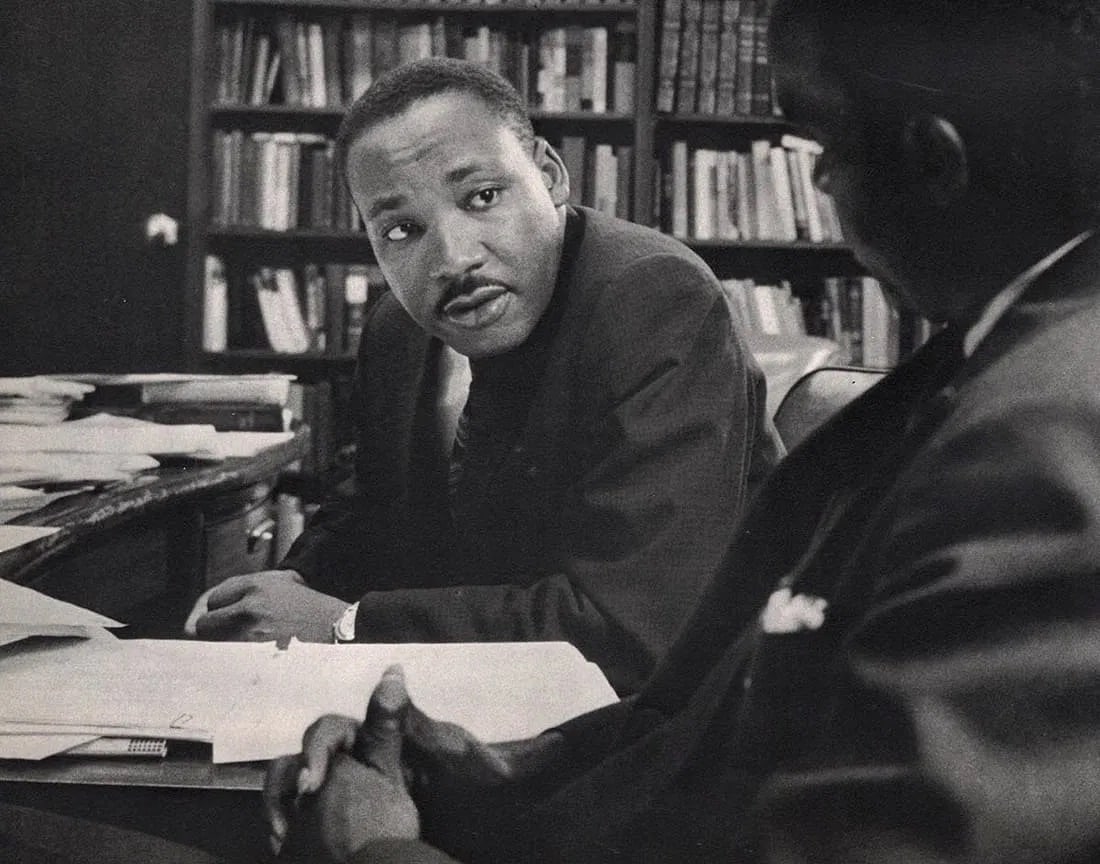 Alfred Eisenstaedt (German-American, 1898-1995) Print: Alfred Eisenstaedt (German-American, 1898-1995). Martin Luther King Jr, Birmingham, "1960". Printed in 1970s, Japan. 7.50 x 9.50 inches. Please be aware that all lots in our auctions are sold "AS IS,"