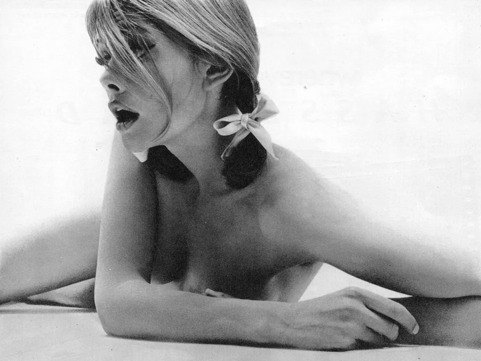 Sam Haskins (British, 1926-2009) Print: Sam Haskins (British, 1926-2009) Print. Surprise, Nude. Printed in 1971, Switzerland. 7.00 x 6.00 inches. Please be aware that all lots in our auctions are sold "AS IS," in accordance with the Terms &