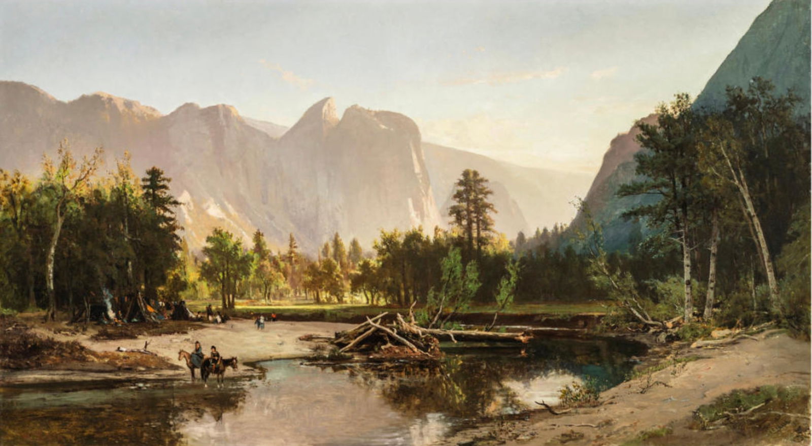 William Keith (American, 1838-1911) Print: William Keith (American, 1838-1911) Print. Yosemite Valley, "1875". 21.50 x 12.00 inches. Please be aware that all lots in our auctions are sold "AS IS," in accordance with the Terms & Conditions of t