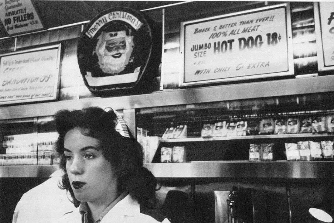 Robert Frank (Swiss-American, 1924-2019) Print: Robert Frank (Swiss-American, 1924-2019) Print. Ranch Market, Hollywood, California. Printed in 1959, USA. 8.00 x 5.00 inches. Please be aware that all lots in our auctions are sold "AS IS," in accord