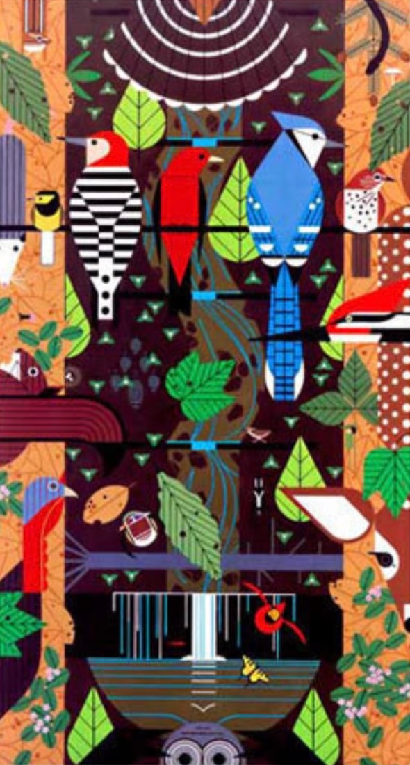 Charley Harper (American, 1922-2007) Lithograph (1 of 3)