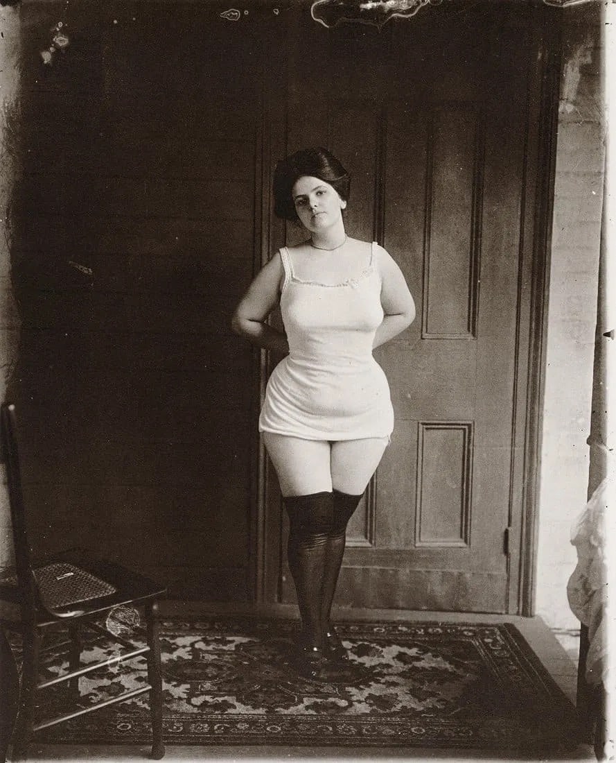E.J. Bellocq (American, 1873-1949) Print: E.J. Bellocq (American, 1873-1949) Print. Prostitute, Storyville, New Orleans, "1912". Printed in 1996, Italy. 7.90 x 9.90 inches. Please be aware that all lots in our auctions are sold "AS IS," in ac