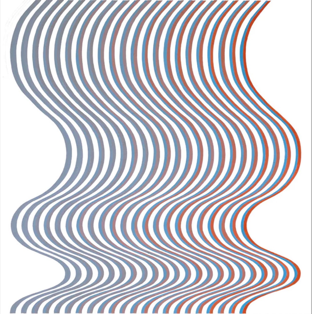 Bridget Riley (British, b. 1931) Print: Bridget Riley (British, b. 1931) Print. Study for Cataract, "1967". Please be aware that all lots in our auctions are sold "AS IS," in accordance with the Terms & Conditions of the Auction. All "dates