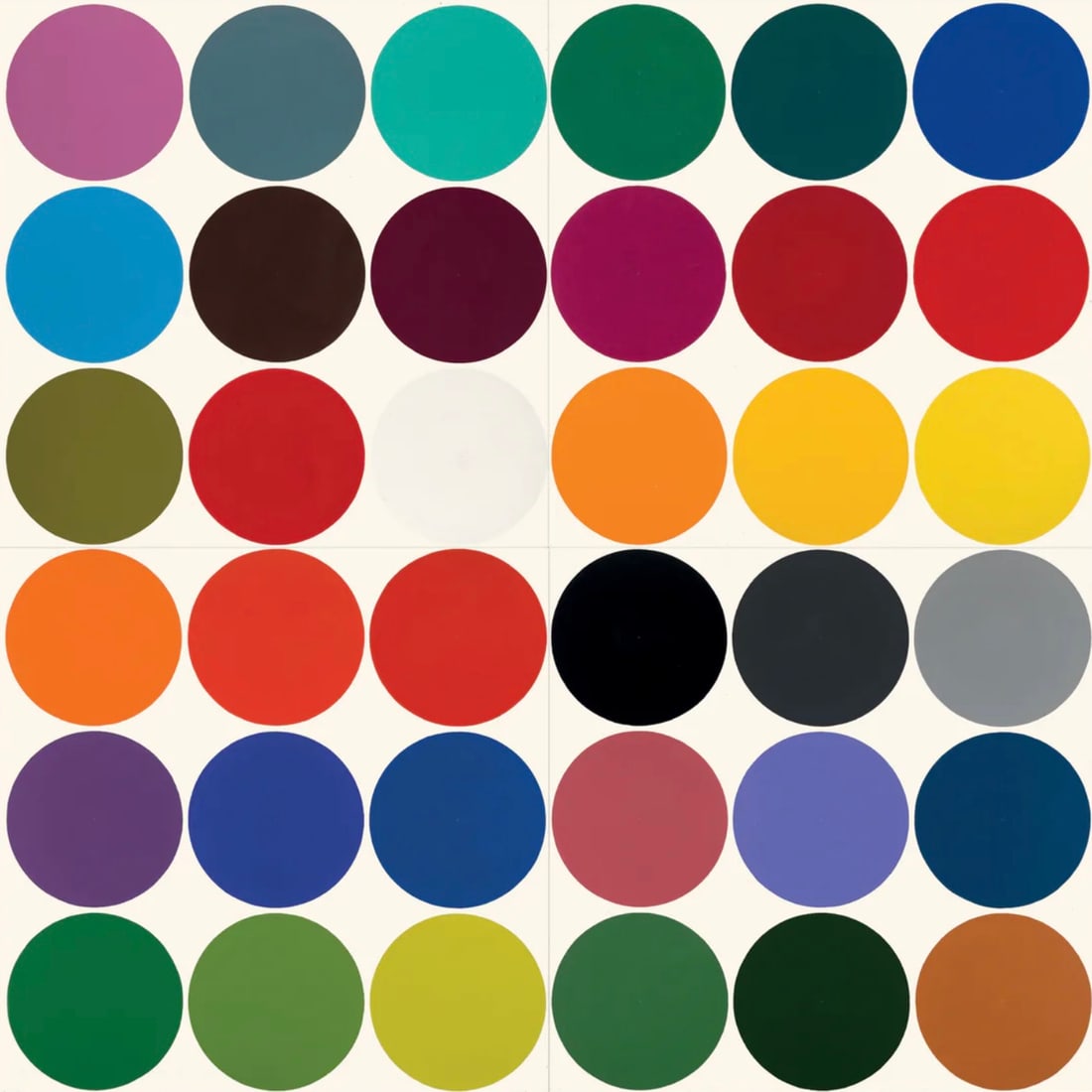 Poul Gernes (Danish, 1925-1996) Print: Poul Gernes (Danish, 1925-1996) Print. Dot, "1966". Please be aware that all lots in our auctions are sold "AS IS," in accordance with the Terms & Conditions of the Auction. All "dates" inside quotati