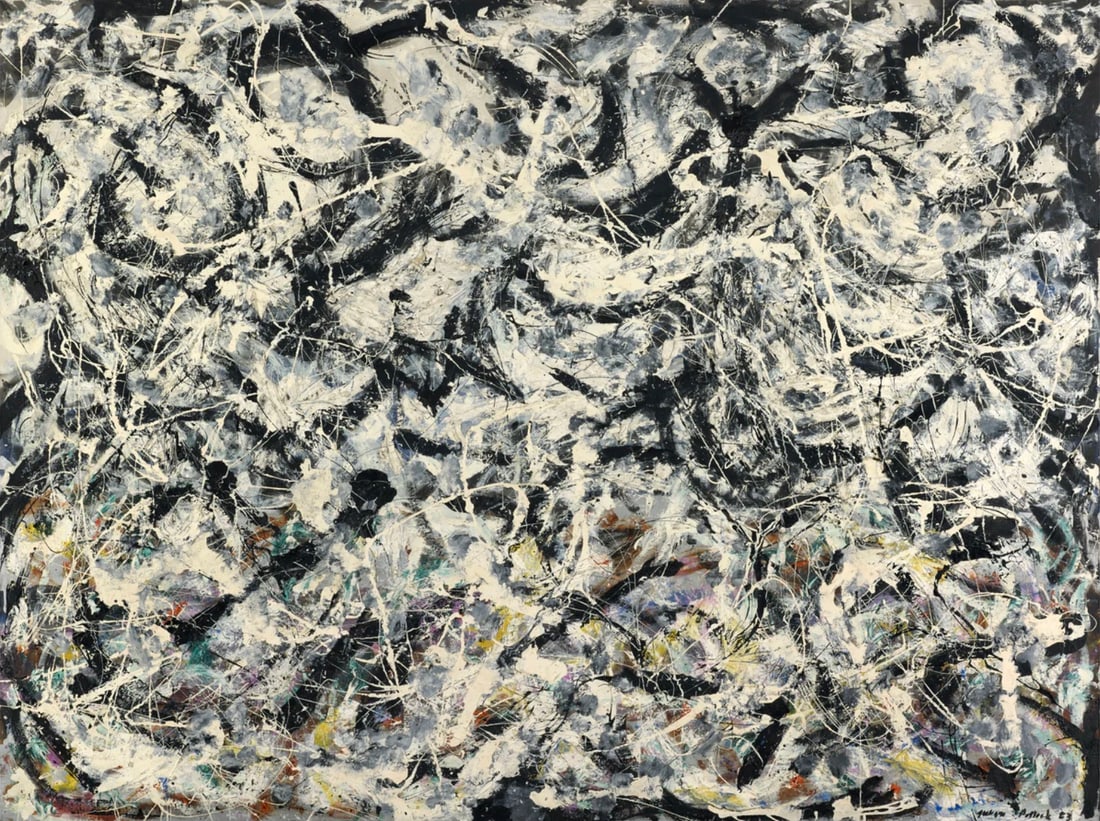 Jackson Pollock (American, 1912-1956) Print: Jackson Pollock (American, 1912-1956) Print. Greyed Rainbow, "1953". 14.50 x 11.00 inches. Please be aware that all lots in our auctions are sold "AS IS," in accordance with the Terms & Conditions of