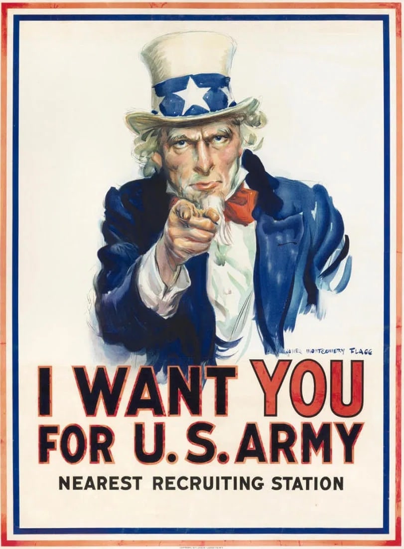 I Want You Poster: I Want You Poster. 29.50 x 39.50 inches. Bonded to fabric. Please be aware that all lots in our auctions are sold "AS IS," in accordance with the Terms & Conditions of the Auction. All "dates" inside