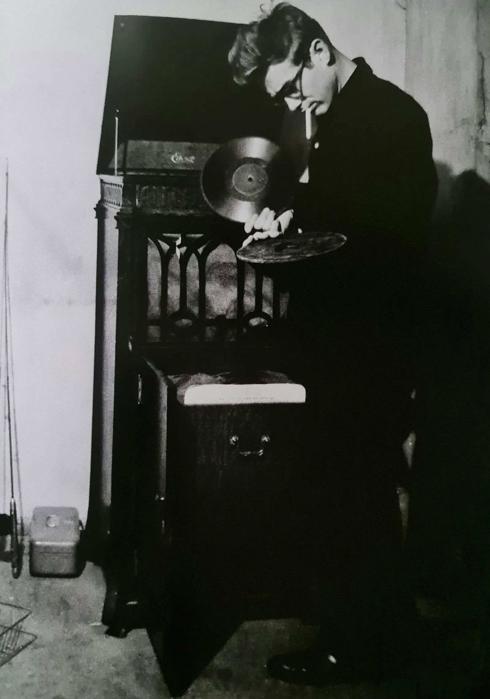 Dennis Stock (American, 1928-2010) Print: Dennis Stock (American, 1928-2010) Print. James Dean, Cigarette, "1955". Printed in 2015, China. 8.50 x 12.00 inches. Please be aware that all lots in our auctions are sold "AS IS," in accordance with