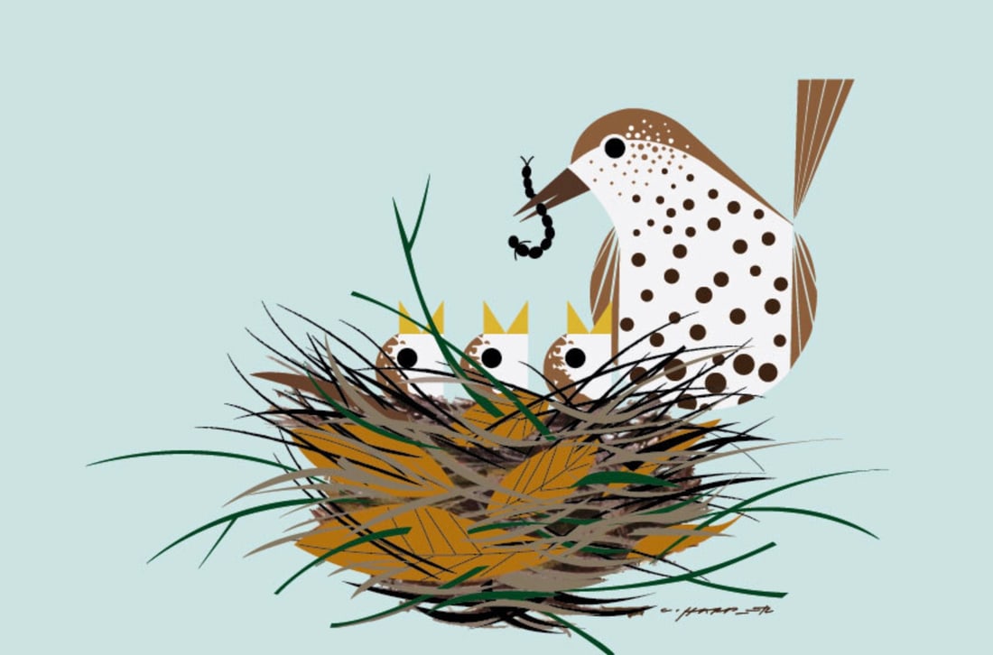 Charley Harper (American, 1922-2007) Lithograph (1 of 3)