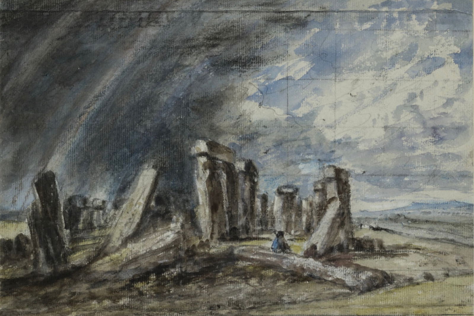 John Constable (British, 1776-1837) Print: John Constable (British, 1776-1837) Print. Stonehenge, "1836". 25.00 x 16.50 inches. Please be aware that all lots in our auctions are sold "AS IS," in accordance with the Terms & Conditions of the Au