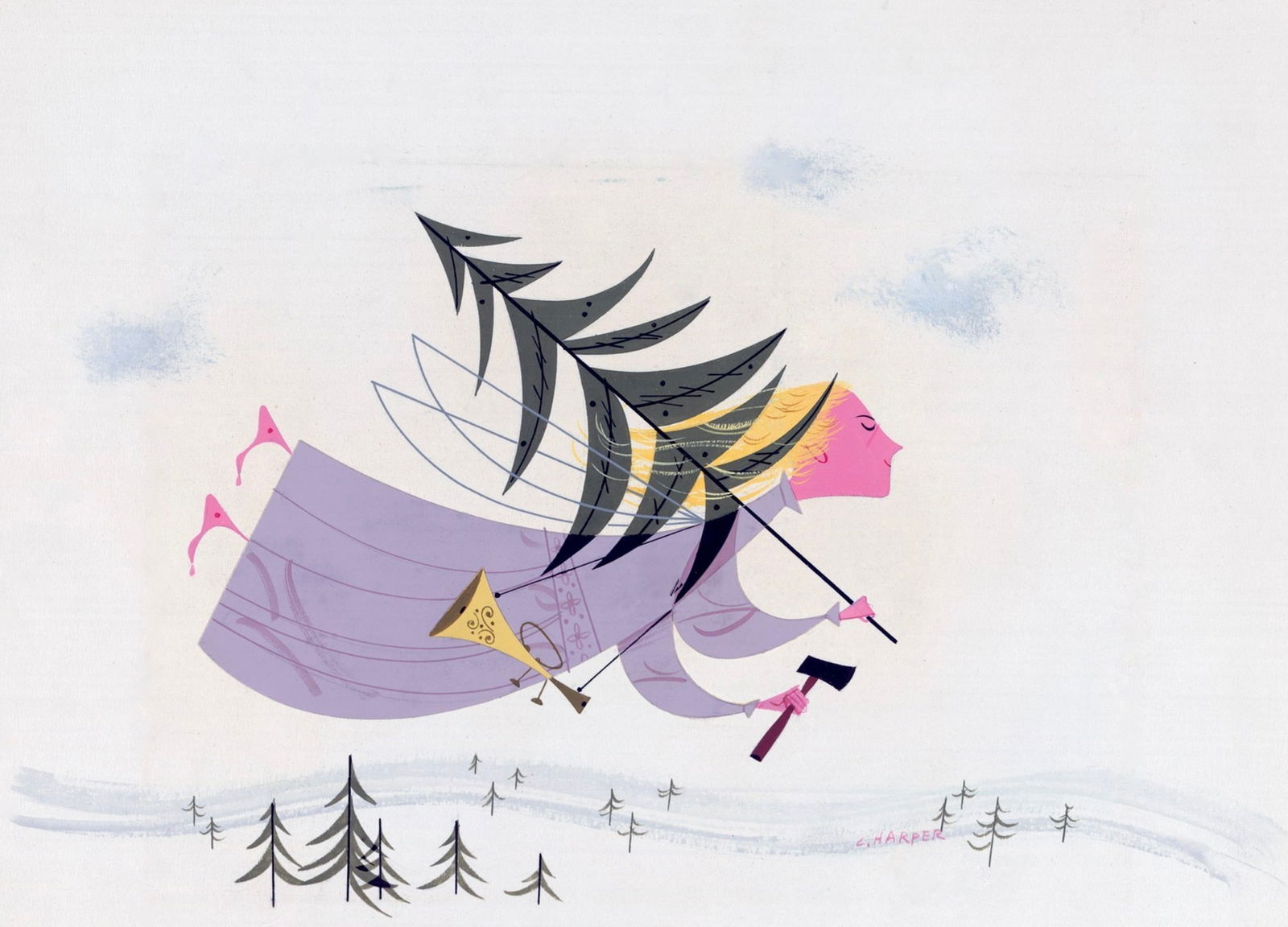 Charley Harper (American, 1922-2007) Lithograph (1 of 3)