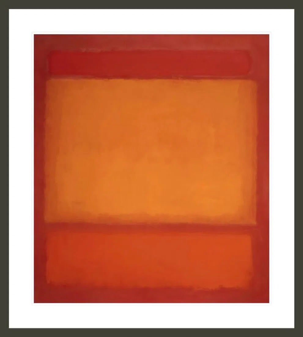 Mark Rothko (American, 1903-1970) Print: Mark Rothko (American, 1903-1970) Print. Untitled, "1962". 25.75 x 29.50 (sight), 33.25 x 37.00 (framed) inches. Please be aware that all lots in our auctions are sold "AS IS," in accordance with the