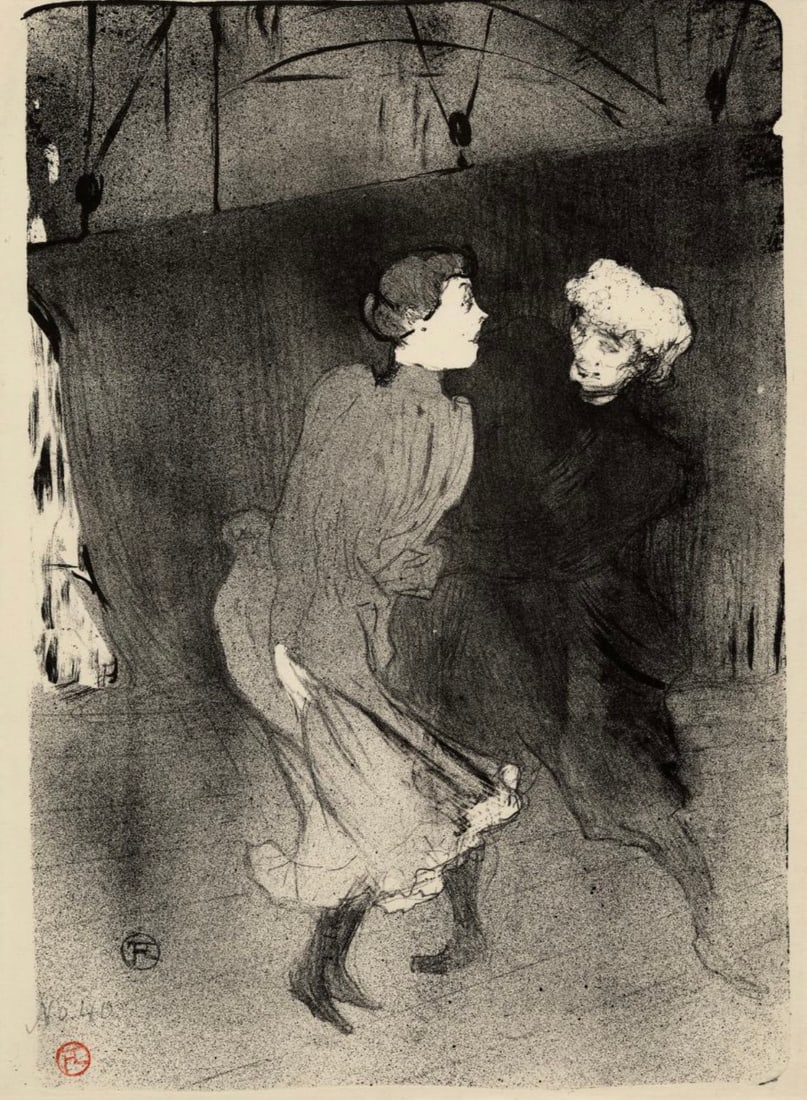 Henri de Toulouse-Lautrec (French, 1864-1901) Print (1 of 3)
