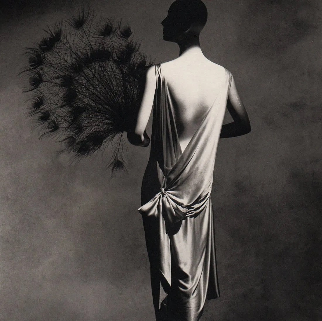 Irving Penn (American, 1917-2009) Print: Irving Penn (American, 1917-2009) Print. Vionnet Dress. Printed in 1991, USA. 8.00 x 8.00 inches. Please be aware that all lots in our auctions are sold "AS IS," in accordance with the Terms & Conditi