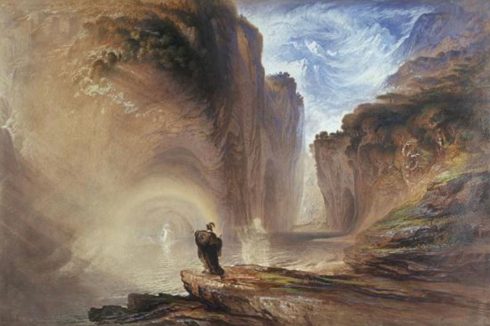 John Martin (British, 1789-1854) Print: John Martin (British, 1789-1854) Print. Manfred and the Witch of the Alps, "1837". 23.25 x 15.50 inches. Please be aware that all lots in our auctions are sold "AS IS," in accordance with the Terms &