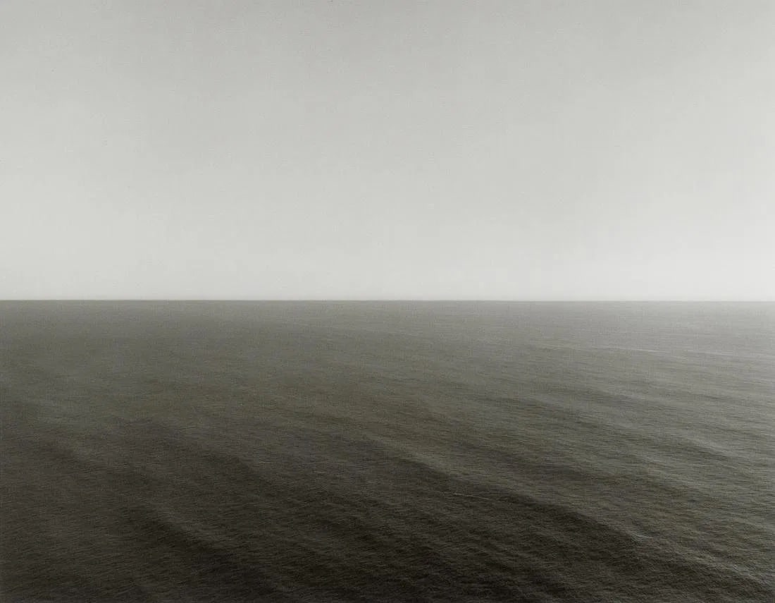 Hiroshi Sugimoto (Japanese, b. 1948) Print: Hiroshi Sugimoto (Japanese, b. 1948) Print. North Pacific Ocean, Oregon, "1985". Printed in 2019, Italy. 8.40 x 6.50 inches. Please be aware that all lots in our auctions are sold "AS IS," in accordan