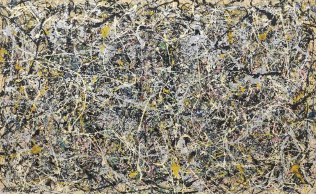 Jackson Pollock (American, 1917-2009) Print: Jackson Pollock (American, 1917-2009) Print. Number 1, "1949". 35.25 x 21.75 inches. Please be aware that all lots in our auctions are sold "AS IS," in accordance with the Terms & Conditions of the Au