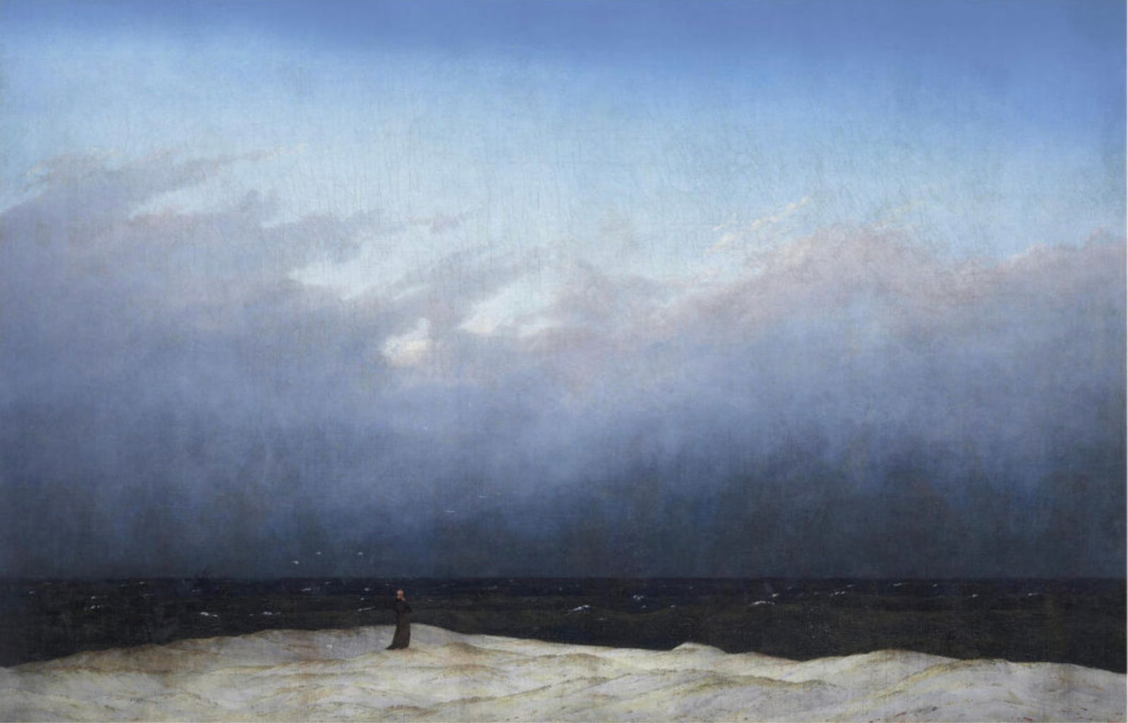 Caspar David Friedrich (German, 1774-1840) Print: Caspar David Friedrich (German, 1774-1840) Print. Monk by the Sea, "1810". 39.00 x 24.50 inches. Please be aware that all lots in our auctions are sold "AS IS," in accordance with the Terms & Conditio
