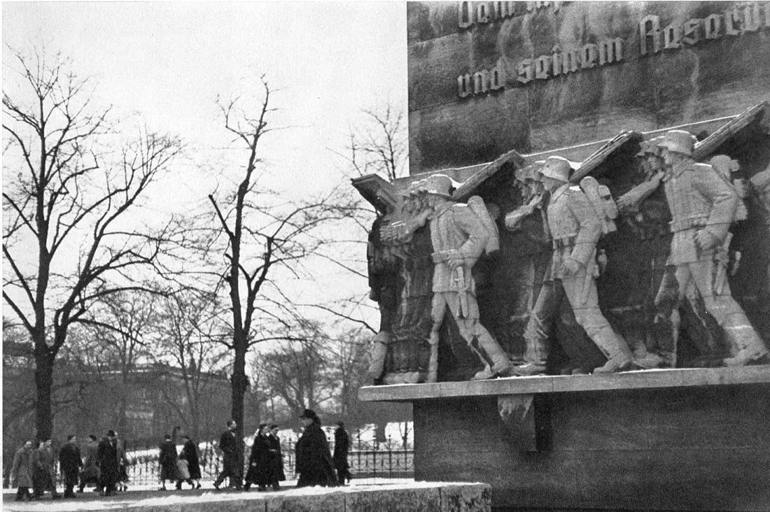 Henri Cartier-Bresson (French, 1908-2004) Print: Henri Cartier-Bresson (French, 1908-2004) Print. WWI Monument, Hamburg. Printed in 1955, France. 10.00 x 6.00 inches. Please be aware that all lots in our auctions are sold "AS IS," in accordance with