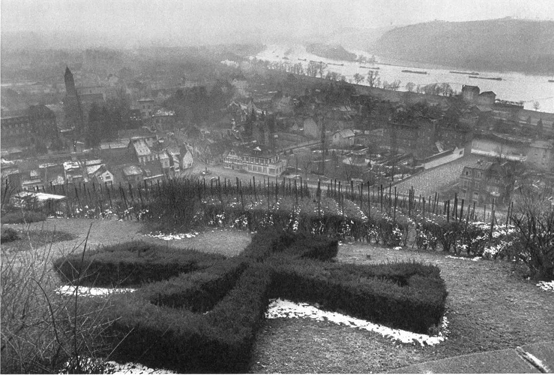 Henri Cartier-Bresson (French, 1908-2004) Print: Henri Cartier-Bresson (French, 1908-2004) Print. Rhine Valley, Iron Cross. Printed in 1955, France. 10.00 x 6.00 inches. Please be aware that all lots in our auctions are sold "AS IS," in accordance w