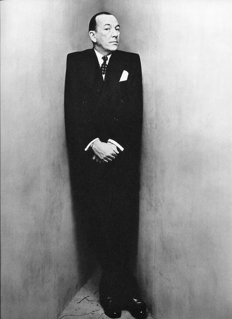 Irving Penn (American, 1917-2009) Print: Irving Penn (American, 1917-2009) Print. Noel Coward, "1948". Printed in 1960, Switzerland. 9.00 x 12.00 inches. Please be aware that all lots in our auctions are sold "AS IS," in accordance with the