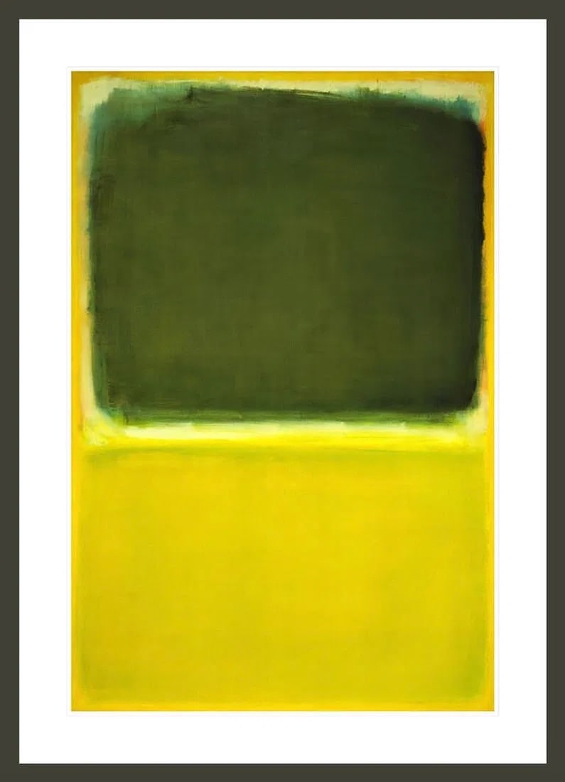 Mark Rothko (American, 1903-1970) Print: Mark Rothko (American, 1903-1970) Print. Untitled, "1951". 22.25 x 33.75 (sight), 29.85 x 41.25 (framed) inches. Please be aware that all lots in our auctions are sold "AS IS," in accordance with the