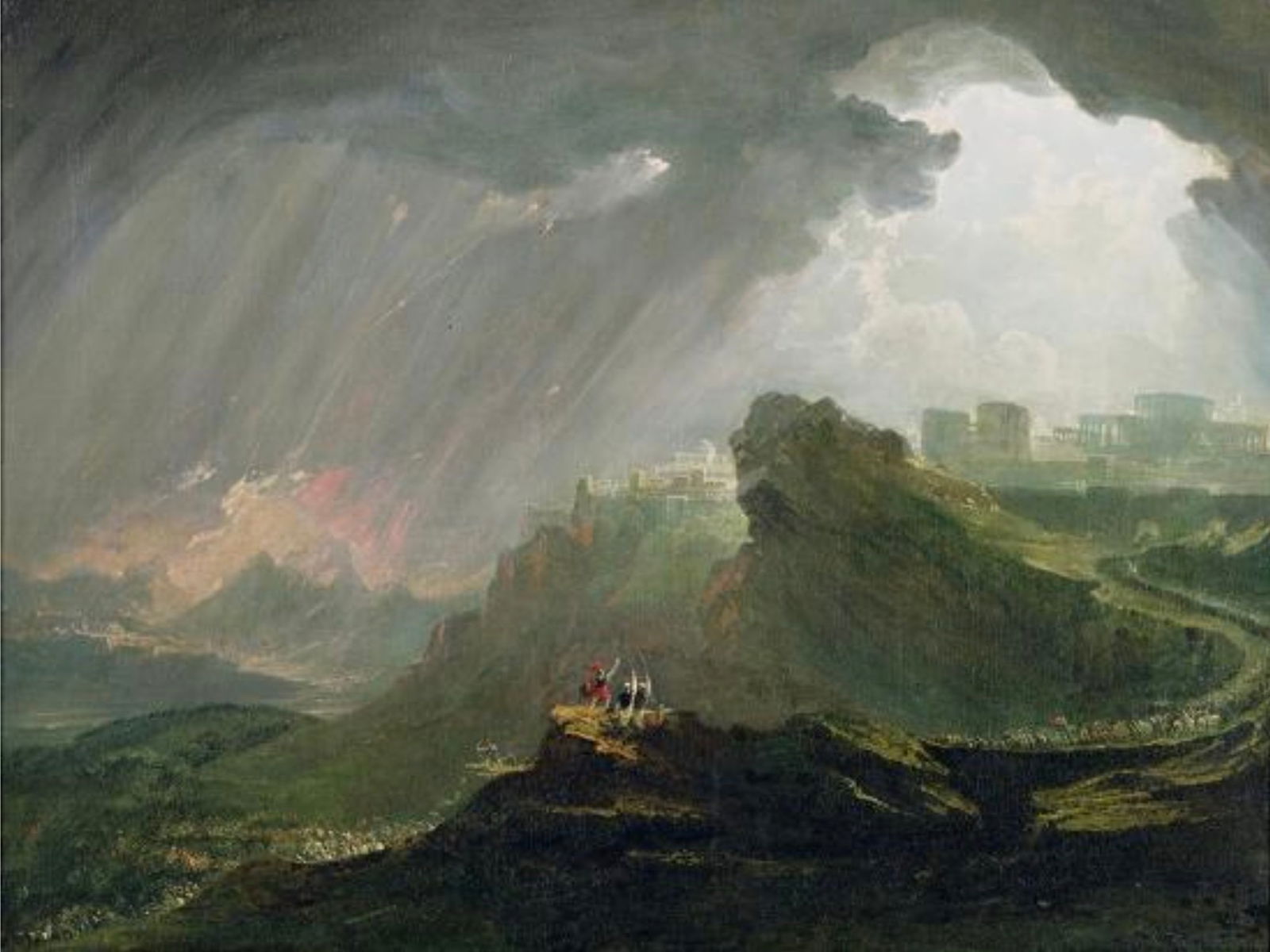 John Martin (British, 1789-1854) Print: John Martin (British, 1789-1854) Print. Joshua Commanding the Sun to Stand Still Upon Gibeon, "1840". 38.50 x 29.00 inches. Please be aware that all lots in our auctions are sold "AS IS," in accordanc