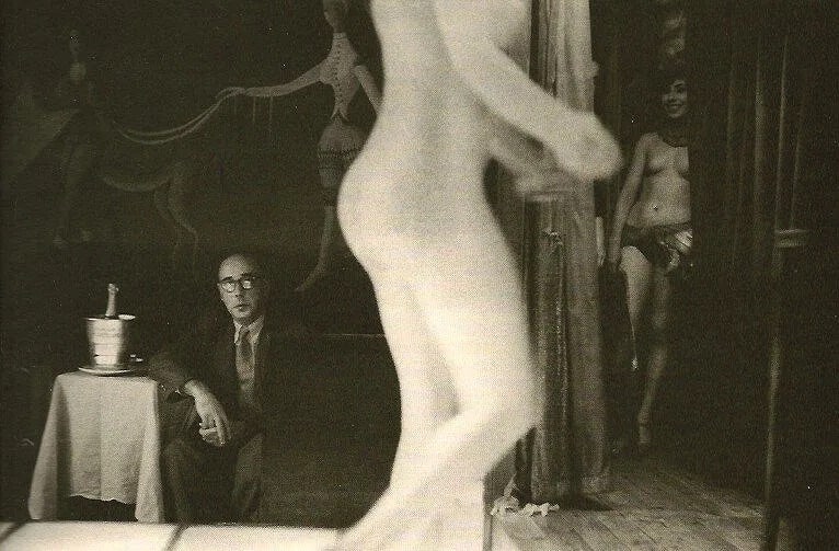 Frank Horvat (French, 1928-2020) Print: Frank Horvat (French, 1928-2020) Print. Cabaret. "Le Sphynx". Printed in 1996, France. 7.50 x 5.00 inches. Please be aware that all lots in our auctions are sold "AS IS," in accordance with the Terms