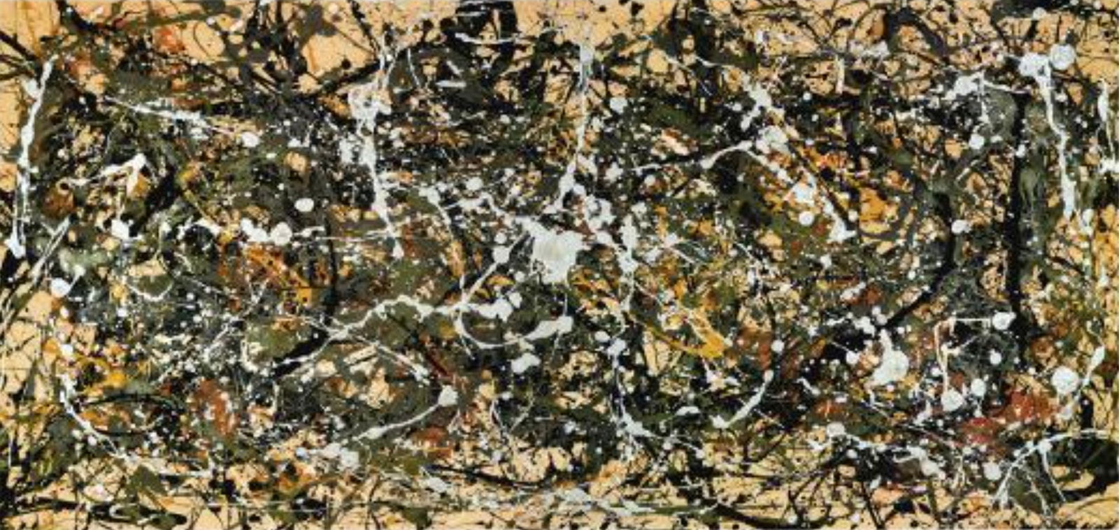 Jackson Pollock (American, 1917-2009) Print: Jackson Pollock (American, 1917-2009) Print. Number 8, "1949". 46.00 x 22.00 inches. Please be aware that all lots in our auctions are sold "AS IS," in accordance with the Terms & Conditions of the Au