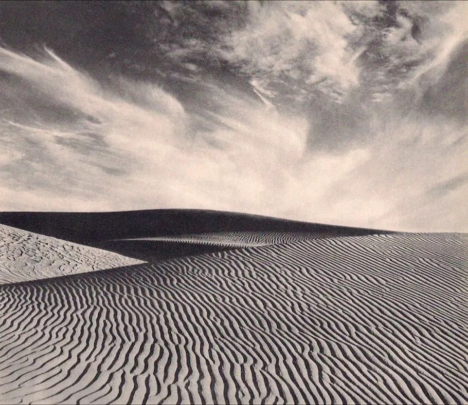 Edward Weston (American, 1886-1958) Print: Edward Weston (American, 1886-1958) Print. Dunes et Nuages. Printed in 1939, France. 9.00 x 8.00 inches. Please be aware that all lots in our auctions are sold "AS IS," in accordance with the Terms &